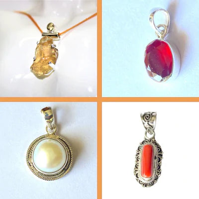 gemstones pendants
