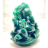 Green Jade Ganesha - (657 Grams)