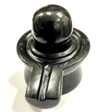 Natural Black Agate Shivling (120 gm) - Himalaya Rudraksha Anusandhan Kendra