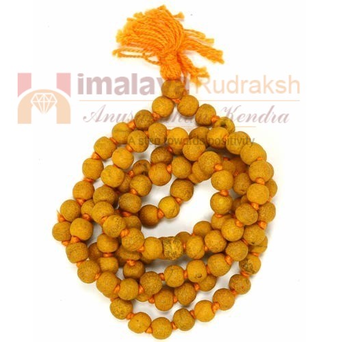 Natural Haldi (turmeric) Mala - himalaya rudraksha anusandhan kendra