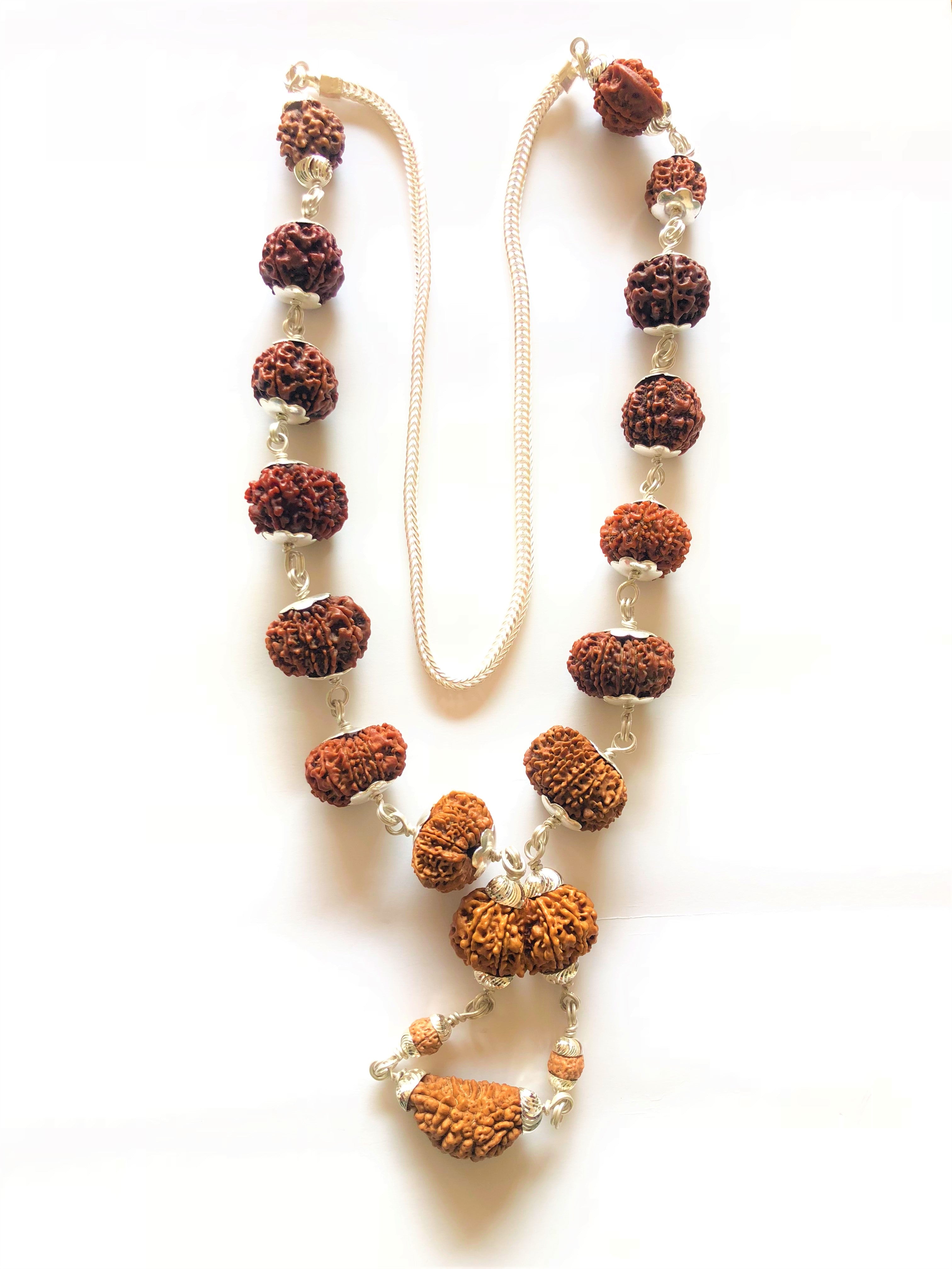 1 to 14 Mukhi Rudraksha, Indonesian Beads Sidha Mala, Siddha Sidh Java  Beads Certified, Rudraksh Mala Necklace, Genuine Beads Knotted Mala - Etsy