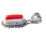 coral silver jewellery