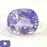 Blue Sapphire (Neelam - 7.75 cts) - Ceylonese - Himalaya Rudraksha Anusandhan Kendra