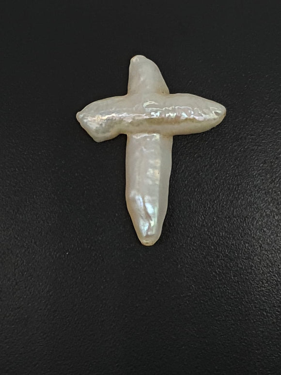 Antique Cross Sea Pearl - himalaya rudraksha anusandhan kendra