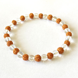 rudraksha crystal bracelet