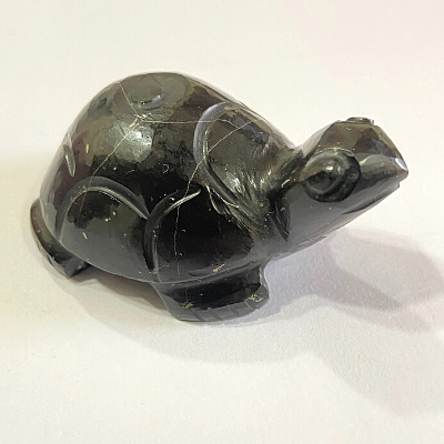 Black Turtle (carved on natural shaligram)