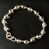 sphatik silver bracelet