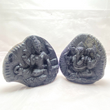 Lakshmi Ganesha Carved Shaligram