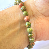 unakite stone bracelet