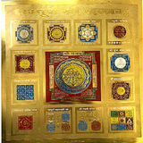 Plate Shree Yantra - himalaya rudraksha anusandhan kendra