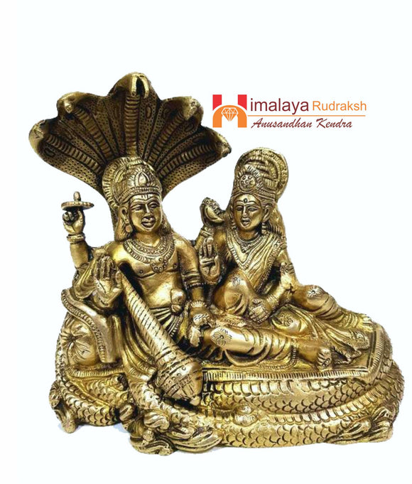 Vishnu Lakshmi Statue - himalaya rudraksha anusandhan kendra