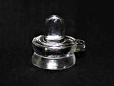 Natural Sphatik Shivling - 1.3 inches apx - Himalaya Rudraksha Anusandhan Kendra