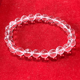 Sphatik(quartz) Bracelet - diamond cutting - Himalaya Rudraksha Anusandhan Kendra