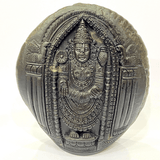 Tirupati Balaji Carved Shaligram (945 gms) - Himalaya Rudraksha Anusandhan Kendra